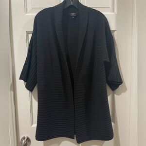 Talbots black wrap cardigan